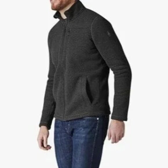 Smartwool Hudson Trail Charcoal Zip Up Sweater Jacket Mens Sz XXL - Picture 1 of 7